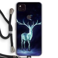 Nightbringer: Pixel 4a 5G Transparant Hoesje met koord
