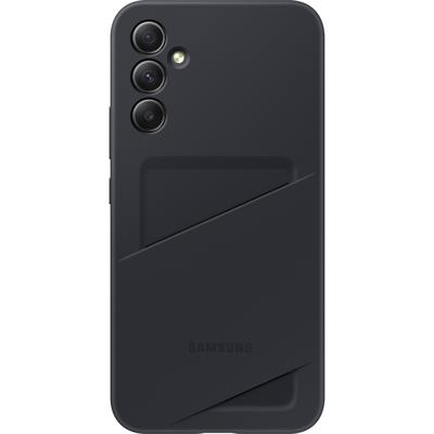 SamsungSamsung Galaxy A34 Card Slot Case Telefoonhoesje Zwart