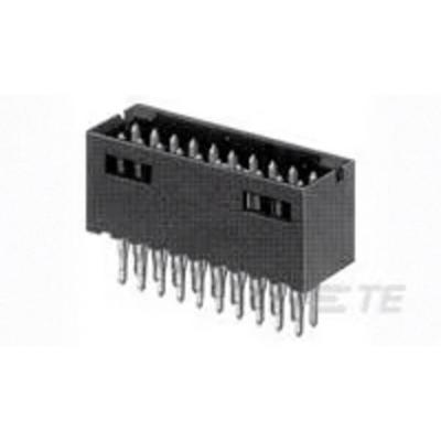 TE Connectivity 6-102699-6 Male header (standaard) Inhoud: 1 stuk(s) Tray