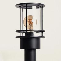 Staande zwarte tuinlamp met E27 fitting &apos;Winston&apos;