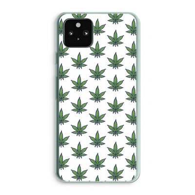 Weed: Google Pixel 5a 5G Transparant Hoesje