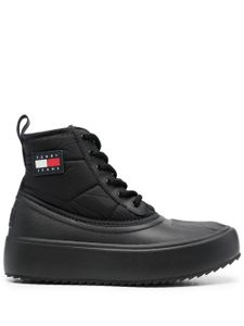 Tommy Jeans bottines à semelle épaisse - Noir