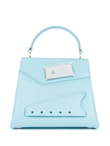 Maison Margiela petit sac porté épaule Snatched en cuir - Bleu