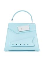 Maison Margiela petit sac porté épaule Snatched en cuir - Bleu - thumbnail