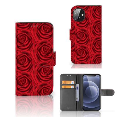 Apple iPhone 12 Mini Hoesje Red Roses Apple iPhone 12 Mini Hoesje Red Roses
