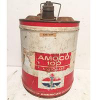Amoco 100 Motor Oil 5 Gallon Olieblik - Origineel