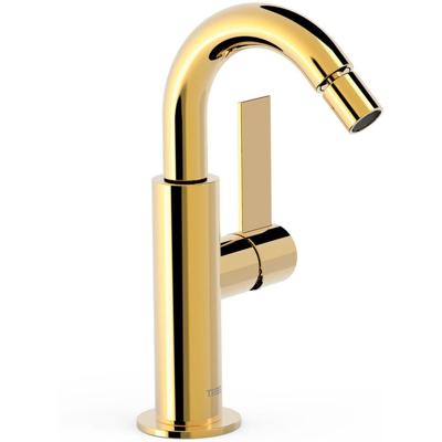 Bidetkraan Tres Project | Opbouw | Mengkraan | 1-hendel | Rond | 24k Goud glans