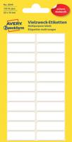 Etiket avery 3044 32x10mm wit 132st | 10 stuks