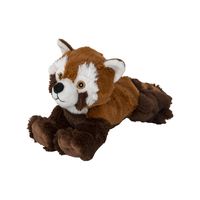 Pluche rode panda knuffel van 25cm - thumbnail