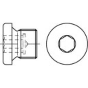 TOOLCRAFT TO-9978456 Sluitschroeven 2 Zoll Binnenzeskant (inbus) DIN 908 Staal 5 stuk(s)