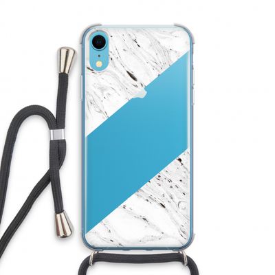 Biggest stripe: iPhone XR Transparant Hoesje met koord