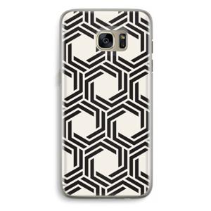 Geometrisch patroon: Samsung Galaxy S7 Edge Transparant Hoesje