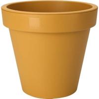 Pro Garden Plantenpot|bloempot - Tuin - kunststof - okergeel - D30 cm