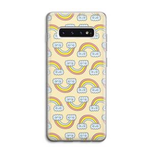 Regenboog: Samsung Galaxy S10 4G Transparant Hoesje