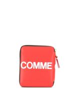 Comme Des Garçons Wallet portefeuille zippé à logo - Rouge - thumbnail