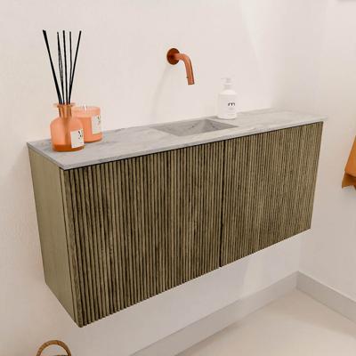 Toiletmeubel Mondiaz Joya Dlux | 90 cm | Meubelkleur Dusk | Faye wastafel Glace Wasbak Midden | Zonder kraangat(en)