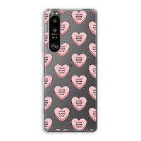 Chicks before dicks: Sony Xperia 1 III Transparant Hoesje