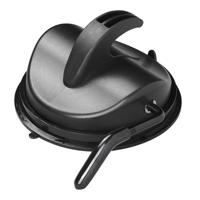 Proplus Ophanghaak met zuignap - zwart - D12 cm - max 15 kilo