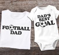 Vader zoon shirt voetbal Vader zoon shirt voetbal