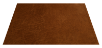 Placemat hout Bruin leereffect