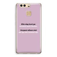 gij zijt ook iemand: Huawei P9 Transparant Hoesje gij zijt ook iemand: Huawei P9 Transparant Hoesje