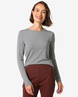 HEMA HEMA Dames Themo T-shirt Ronde Hals Grijs (grijs)