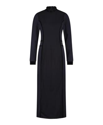 Zip73 Longdress Velvet W25/634/01/001 Jurk 001 Black