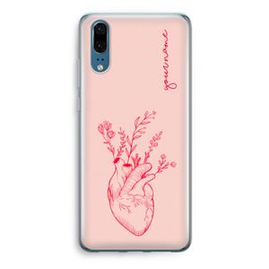 Blooming Heart: Huawei P20 Transparant Hoesje