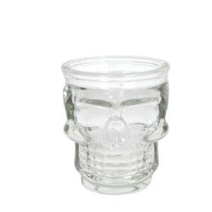 Doodshoofd shotglas - glas - 50ml - shot glazen / borrel glaasje - shotjes