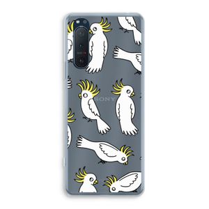 Papegaai: Sony Xperia 5 II Transparant Hoesje