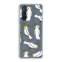 Papegaai: Sony Xperia 5 II Transparant Hoesje