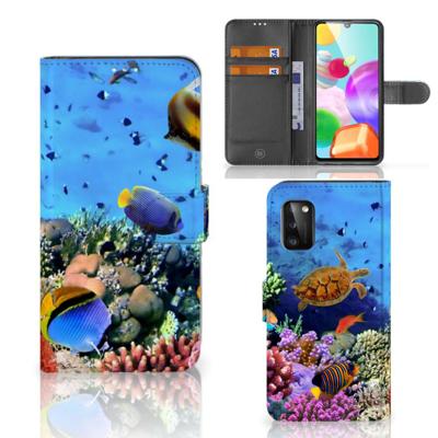 Samsung Galaxy A41 | Telefoonhoesje | Met pasjeshouder | Vissen