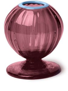 La DoubleJ vase Onion en verre - Violet