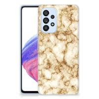 Samsung Galaxy A53 5G | TPU | Siliconen hoesje | Marmer Goud