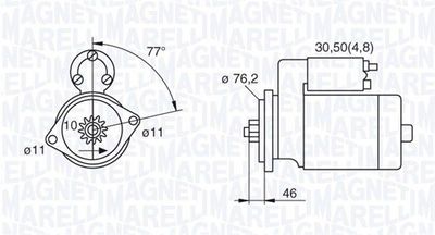 Startmotor / Starter MSN2106