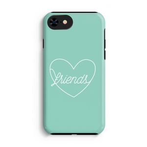 Friends heart pastel: iPhone 8 Tough Case