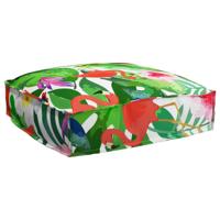 VidaXL Kussen bloemen multikleur 50 x 50 x 12 cm oxford stof