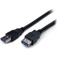 StarTech.com 2 m zwarte SuperSpeed USB 3.0 verlengkabel A naar A M/F - thumbnail