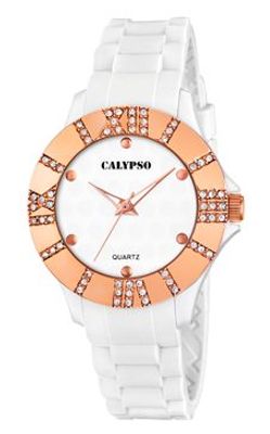 Horlogeband Calypso K5649-3 Rubber Wit