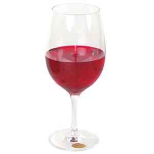 Wijnglas gadget/kado Wijnkaars - geurkaars - H21 cm - rode wijn&amp;nbsp;- Moederdag/verjaardag   -