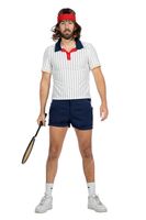 Tennis Kostuum Retro Heren - thumbnail