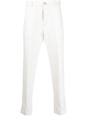 Peserico pantalon en coton stretch à coupe droite - Tons neutres