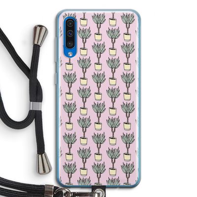 Boompje: Samsung Galaxy A50 Transparant Hoesje met koord