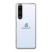 MSN: Sony Xperia 1 III Transparant Hoesje