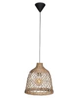 Bruine hanglamp zeewier E27 fitting By Rydens Lucena