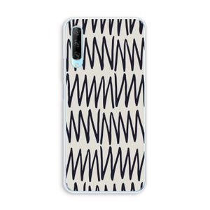 Marrakech Zigzag: Huawei P Smart Pro Transparant Hoesje
