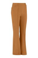 Flair bonded stitch trousers - mustard - 07039