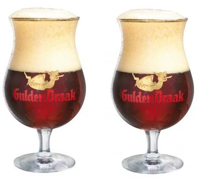 Gulden Draak Bokaal Bierglazen 330 ml - 2 stuks Gulden Draak Bokaal Bierglazen 330 ml - 2 stuks