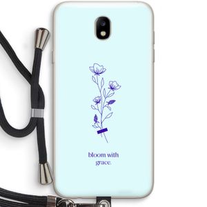 Bloom with grace: Samsung Galaxy J7 (2017) Transparant Hoesje met koord