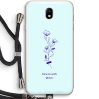 Bloom with grace: Samsung Galaxy J7 (2017) Transparant Hoesje met koord